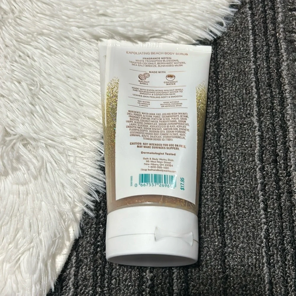 Bath & Body Works At The Beach Exfoliating Sand & Sea Salt Body Scrub 6.6 oz NEW